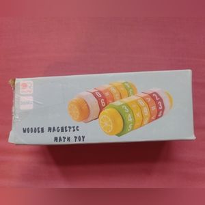 NIB Kids Wooden Magnetic Math Toy